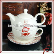 new design ceramic tea cup pot in one